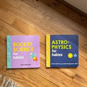 Baby Science Board Book Set - Purple and Blue